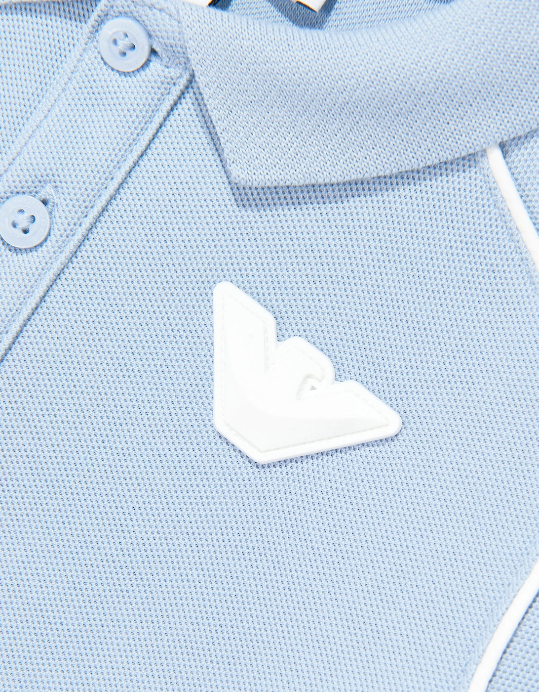 Baby Boys Eagle Logo Polo Shirt in Blue