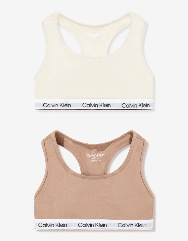 Girls 2 Pack Bralette Set in Multicolour