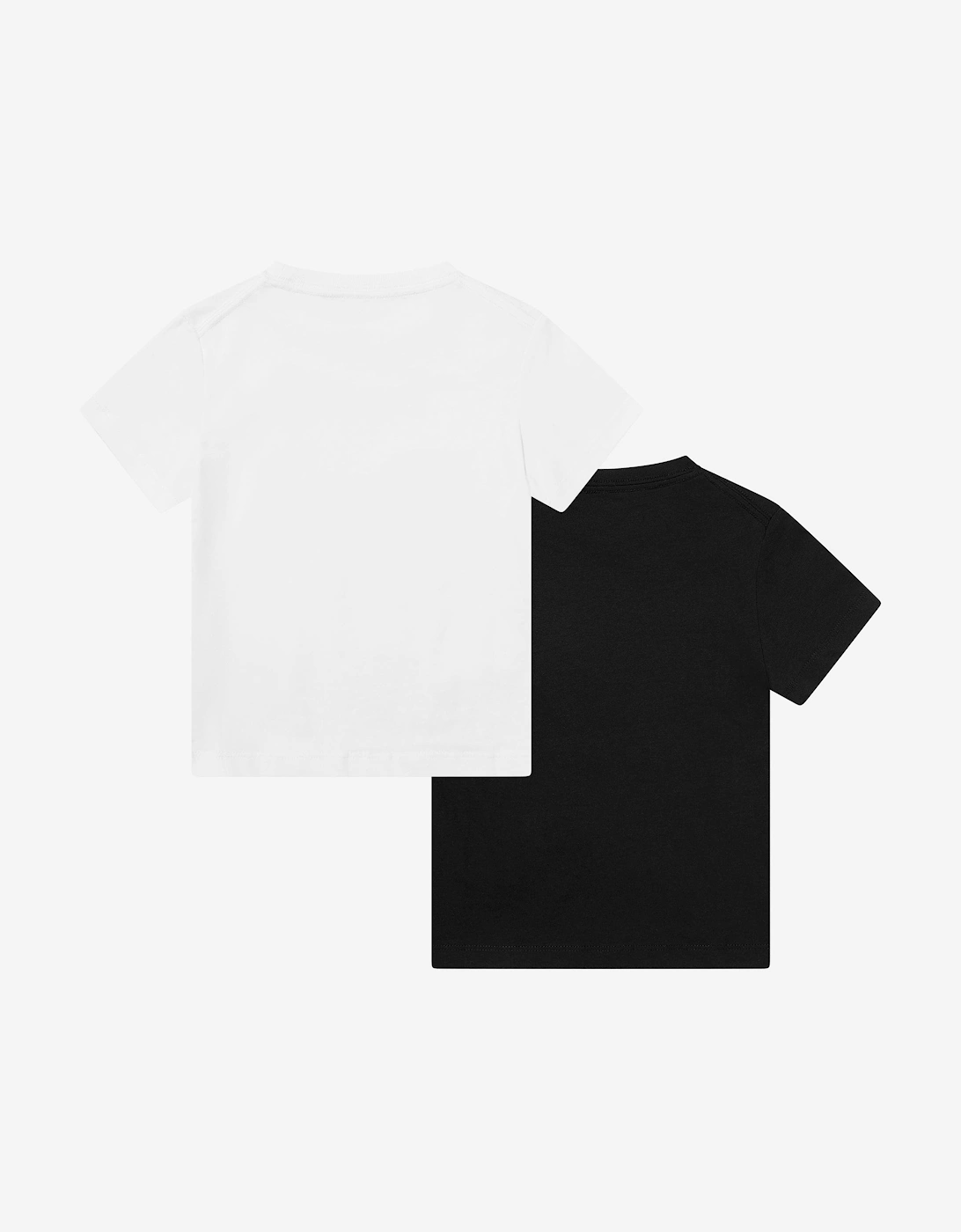 Kids 2 Pack T-Shirt Set in Black