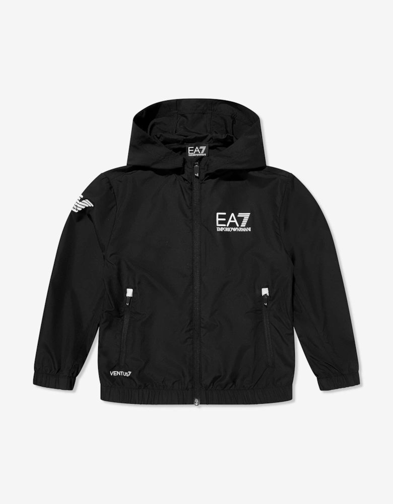 Emporio Armani Boys Tennis Pro Tracksuit in Black