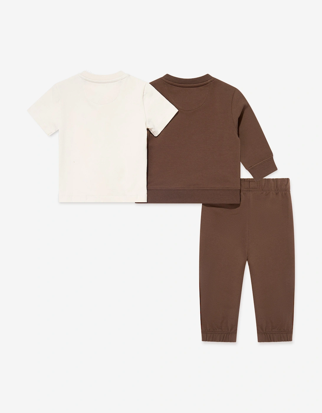 Baby Monogram Tracksuit Gift Set in Brown