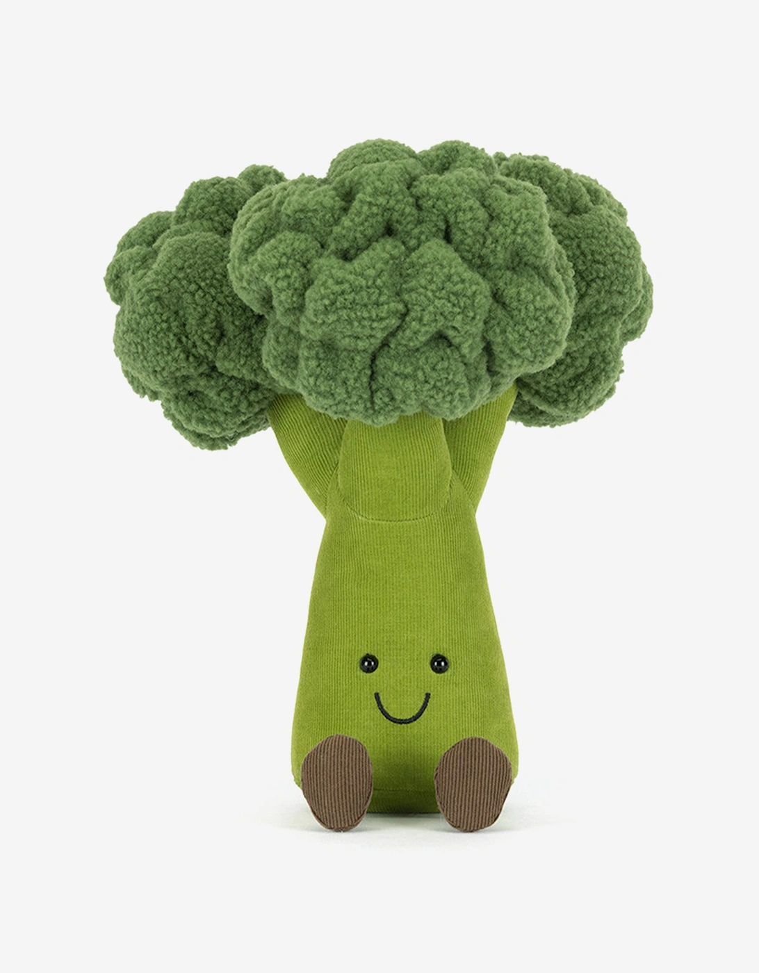 Jellycat Unisex Green Amuseables Broccoli In (24Cm) - Size: One Size, Kids