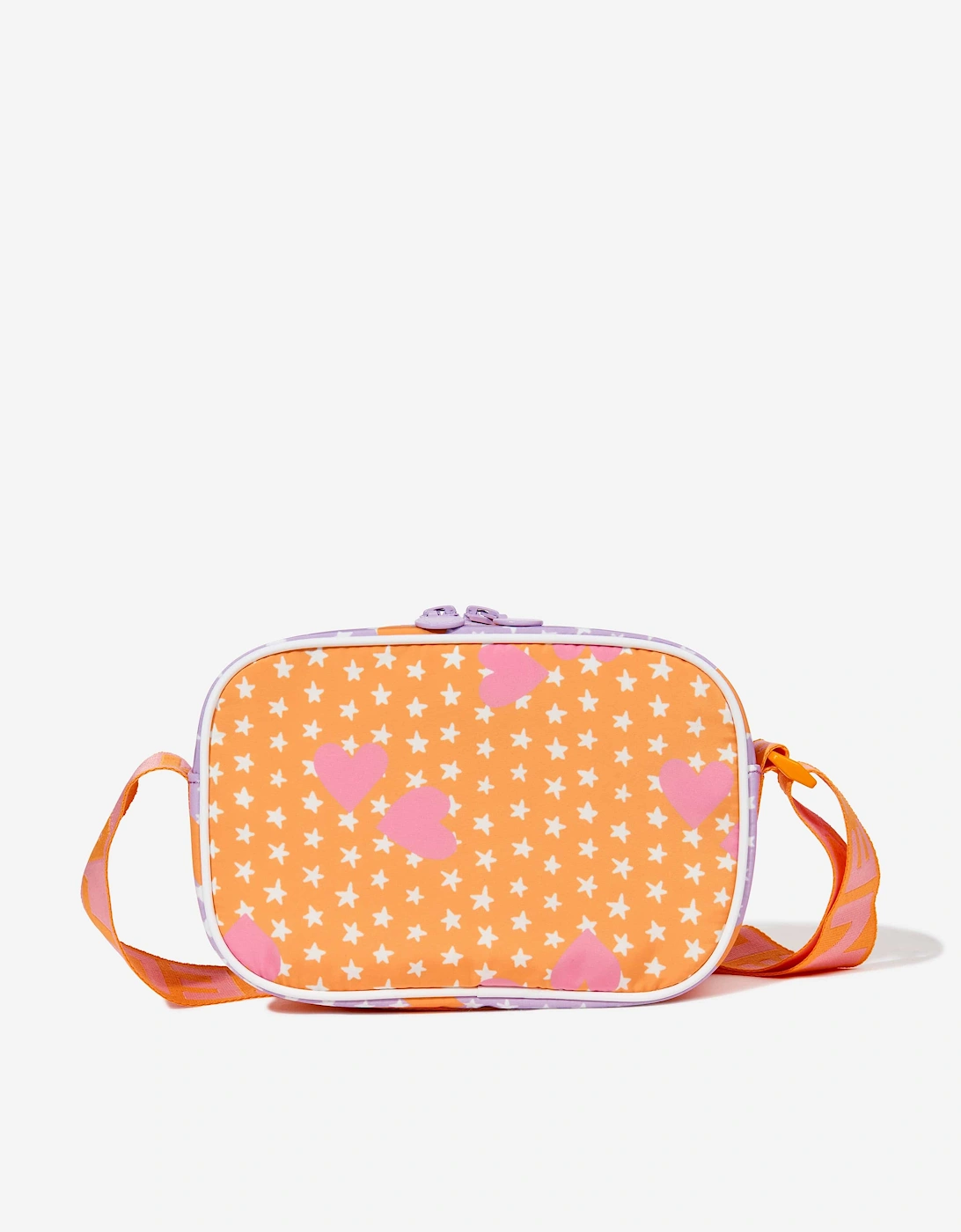 Girls Stars and Hearts Crossbody Bag in Pink (20cm)