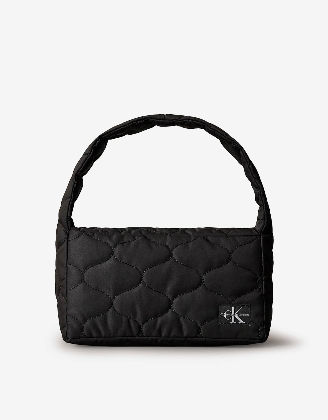 Girls Quilted Shoulder Bag in Black (25cm), 5 of 4