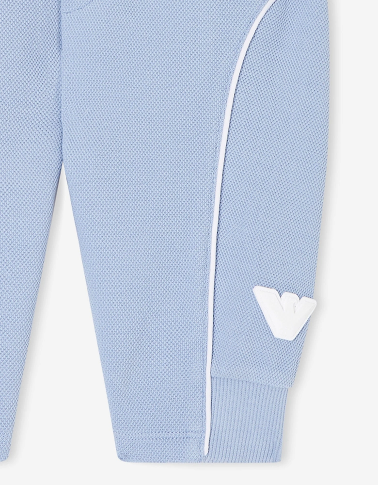 Baby Boys Eagle Logo Joggers in Blue