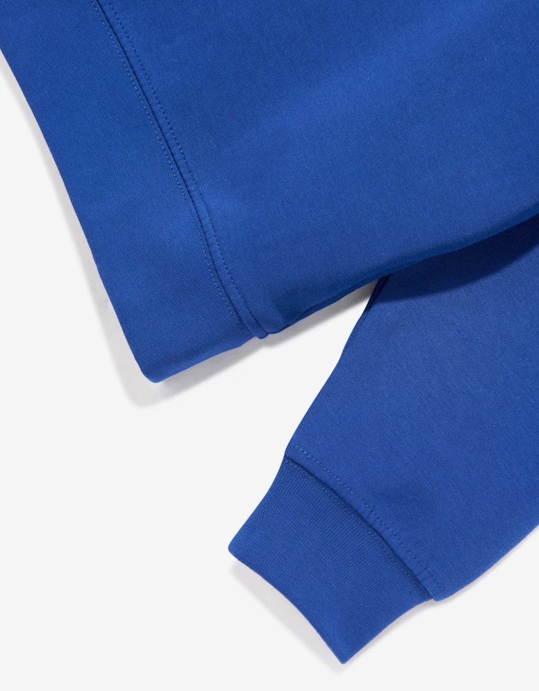 Boys Light Monologo Hoodie in Blue