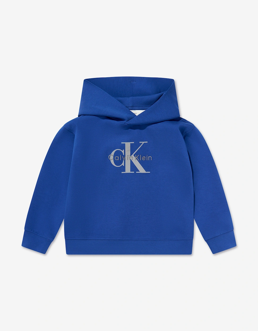 Calvin Klein Boys Blue 'S Light Monologo Hoodie In  6 Years Size 6 Yrs Kids