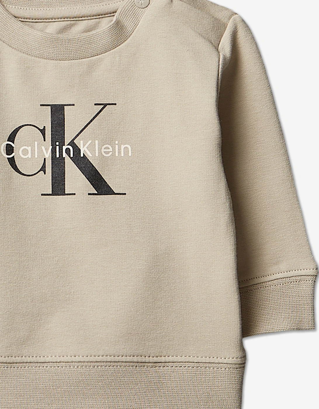 Baby Monogram Tracksuit Gift Set in Beige