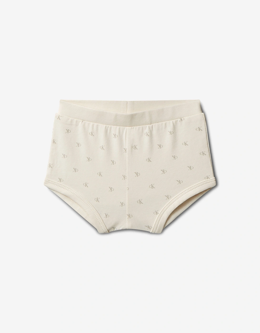 Baby Girls CK AOP Dress in Ivory