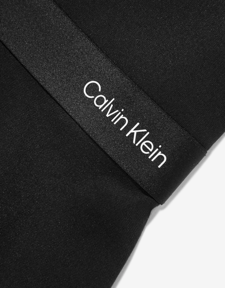 Girls Logo Tape Punto Dress in Black