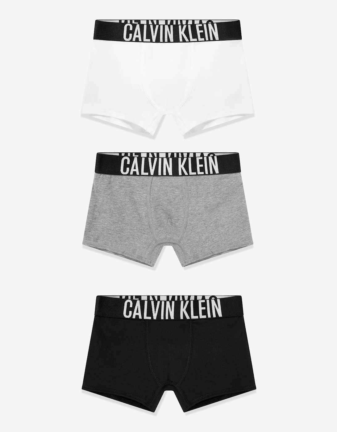Boy's Calvin Klein Boys 3 Pack Boxer Shorts Set in Black - Size: 12 years/13 years/14 years