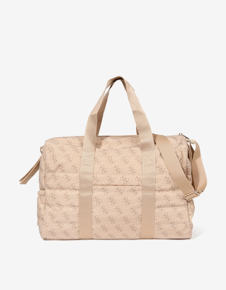 Baby Changing Bag with Padded Towel in Beige (45cm)