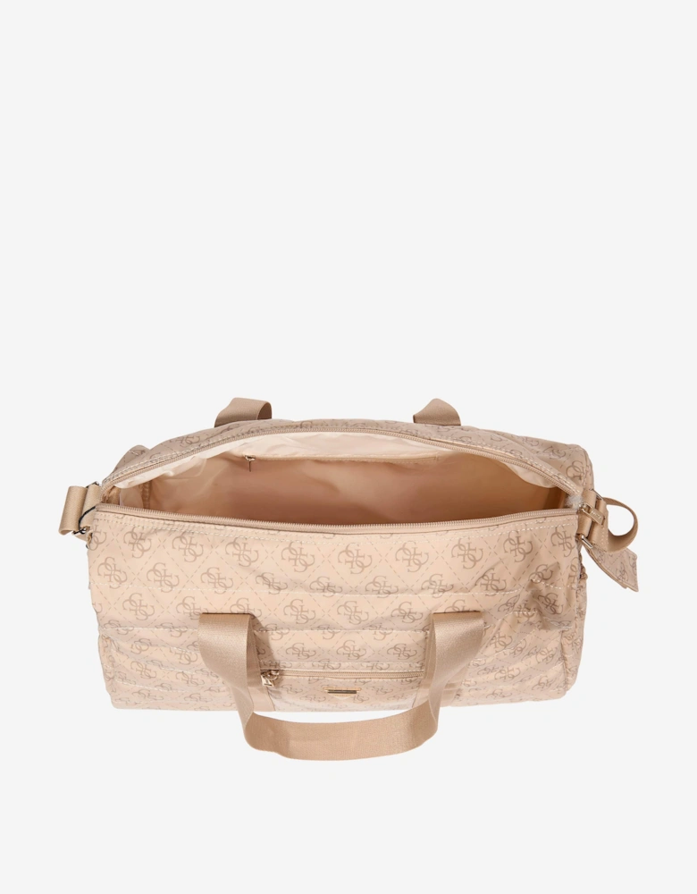 Baby Changing Bag with Padded Towel in Beige (45cm)