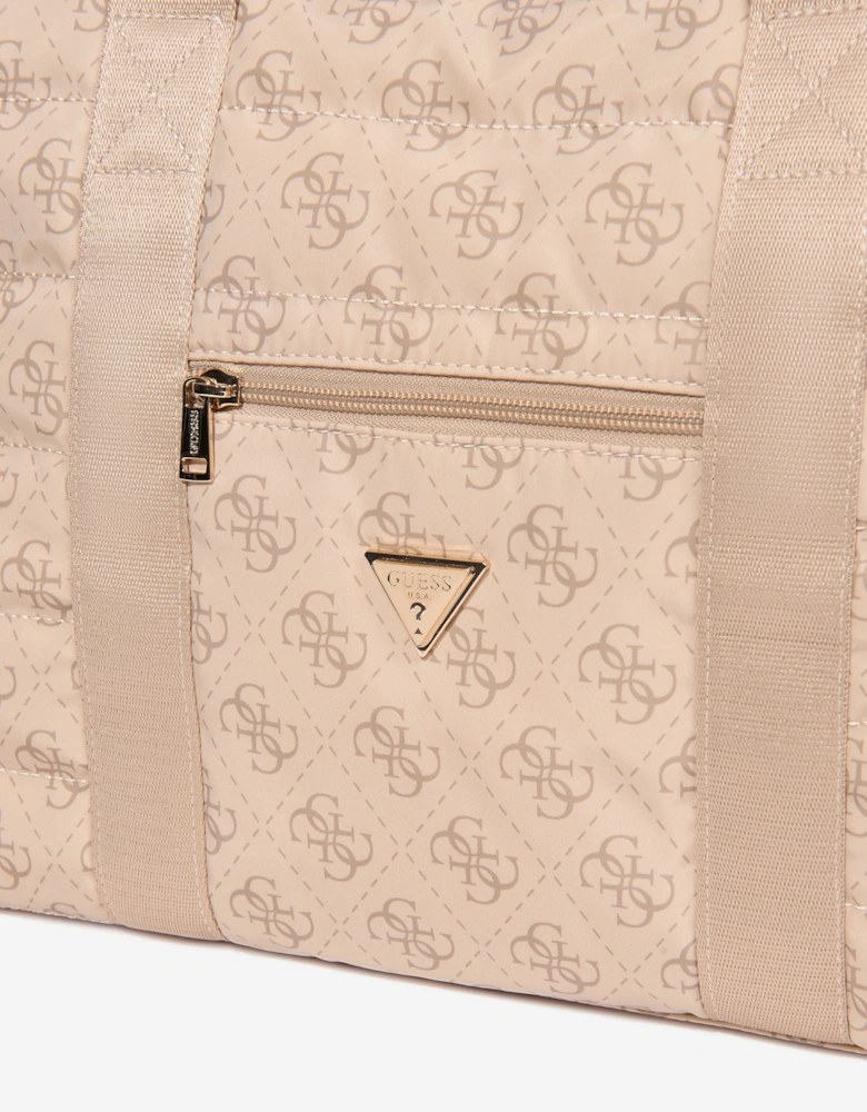 Baby Changing Bag with Padded Towel in Beige (45cm)