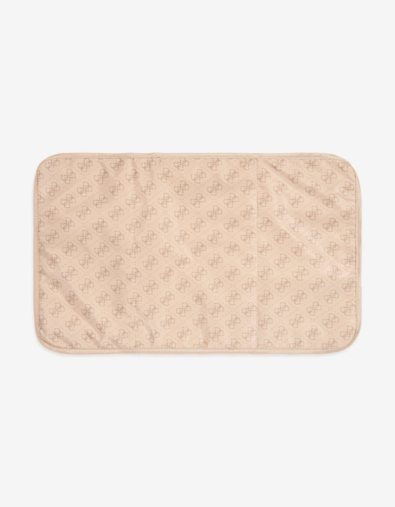 Baby Changing Bag with Padded Towel in Beige (45cm)