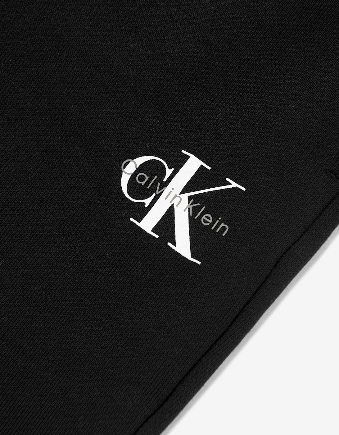 Kids Monogram Relaxed Shorts in Black