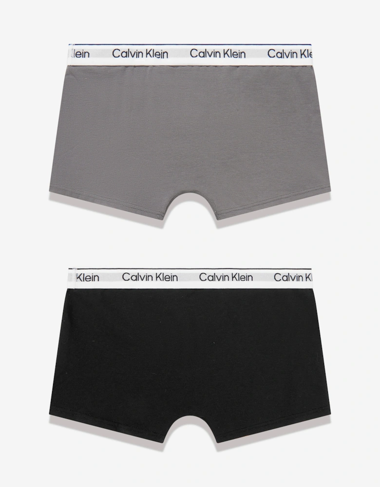 Boys 2 Pack Boxer Shorts Set in Multicolour