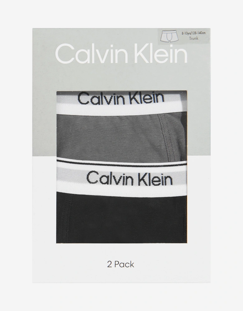 Boys 2 Pack Boxer Shorts Set in Multicolour