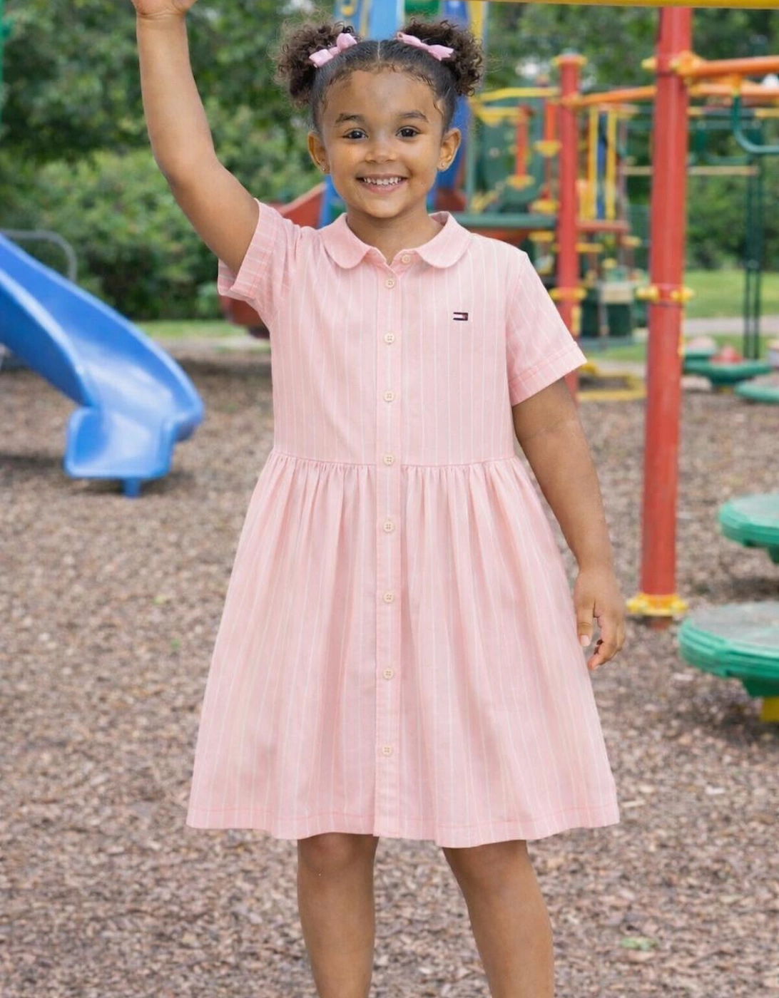 PINK STRIPED DRESS 8579, 5 of 4