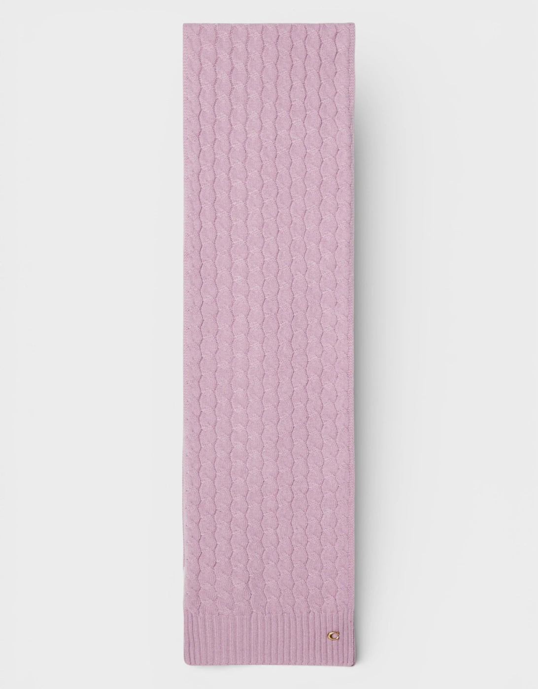 Cable Scarf Faded Pink, 2 of 1