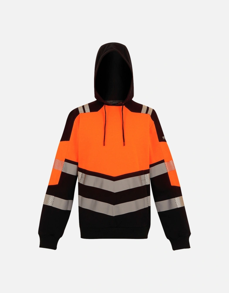 Professional Unisex Adult X-Pro Class 2 Hi-Vis Hoodie