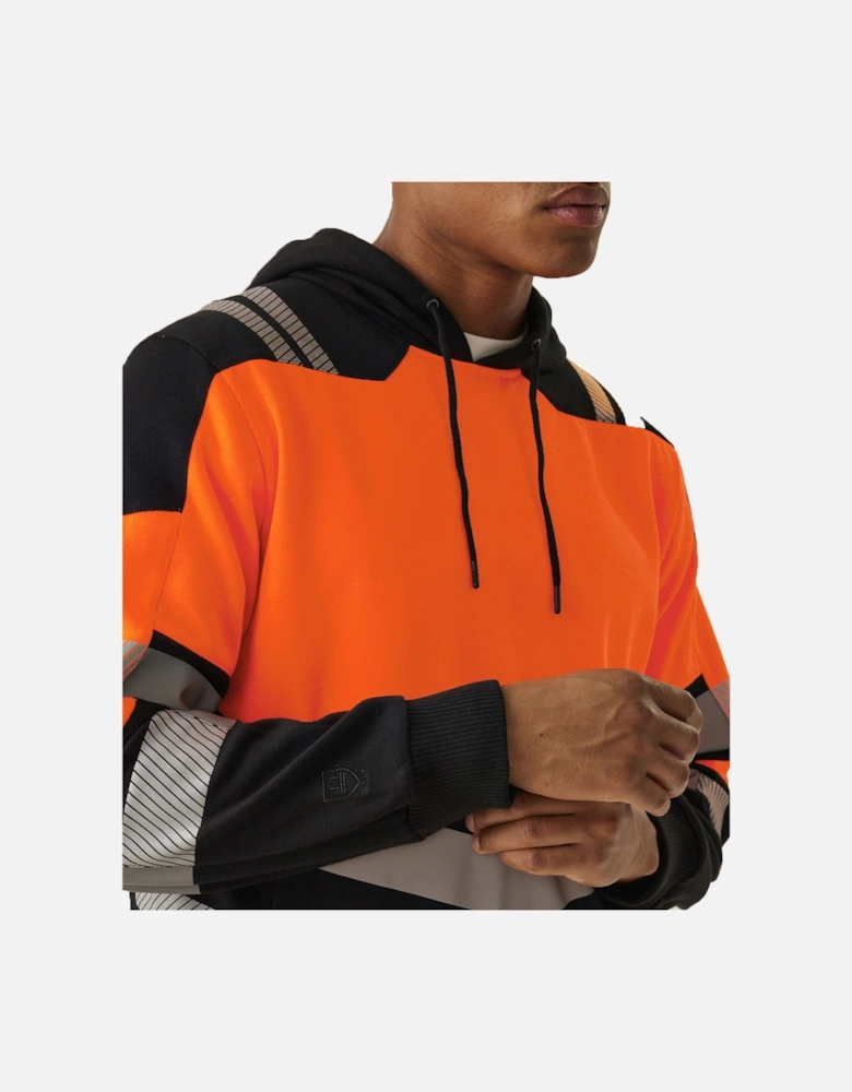 Professional Unisex Adult X-Pro Class 2 Hi-Vis Hoodie