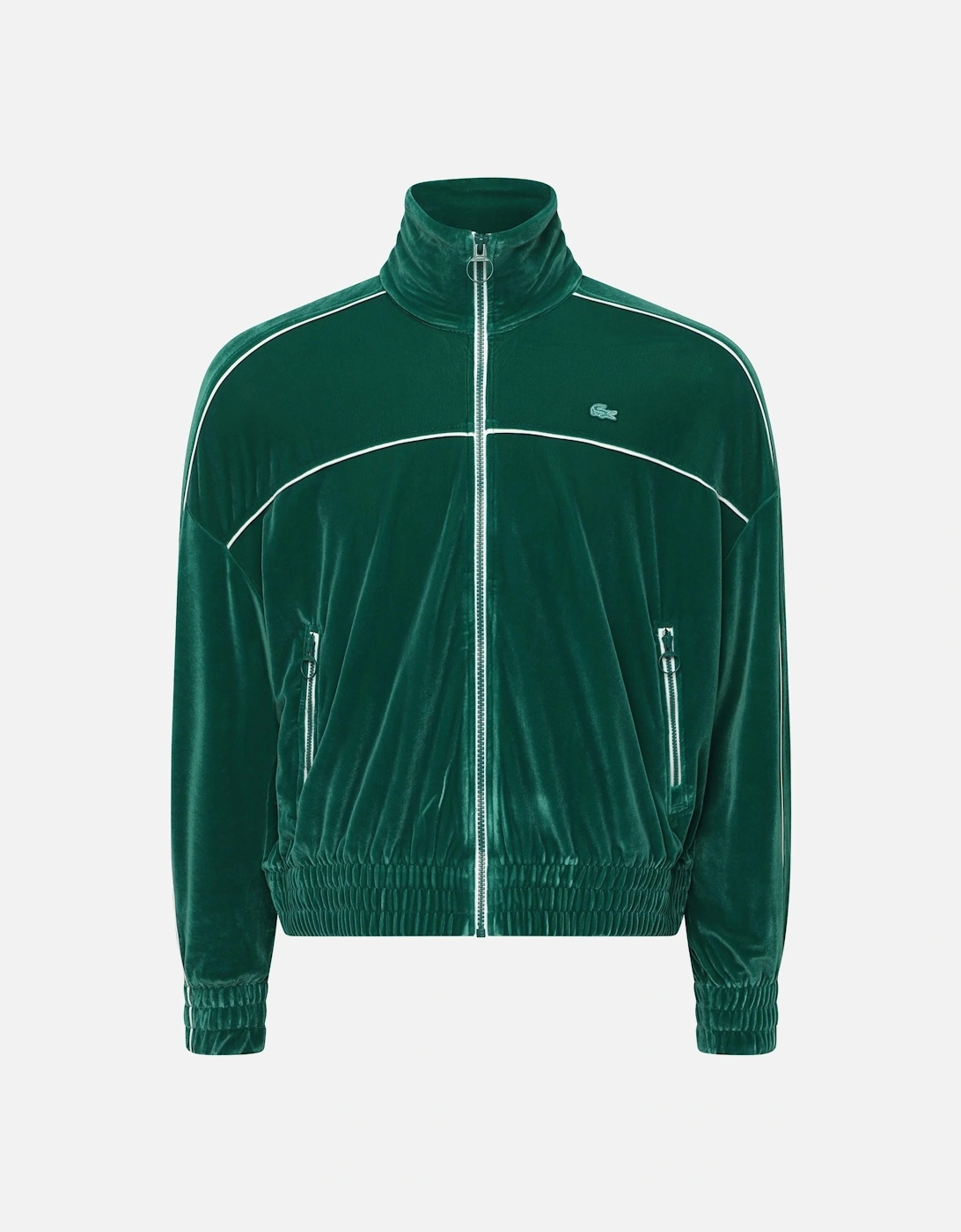 Oversized Zipped Velour Sweatshirt, 5 of 4