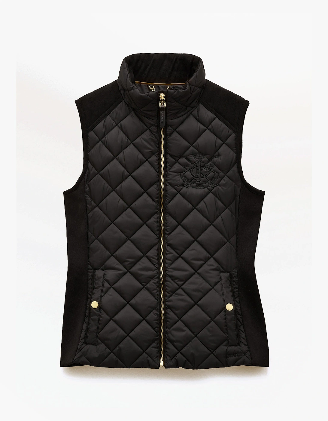 BRAEMAR LUXE Womens Quilted Gilet Black
