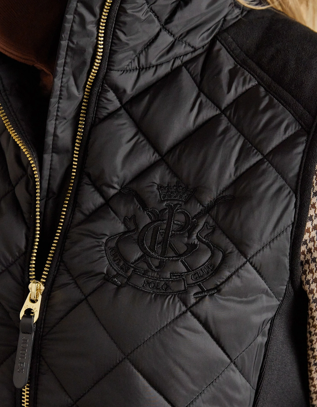 BRAEMAR LUXE Womens Quilted Gilet Black