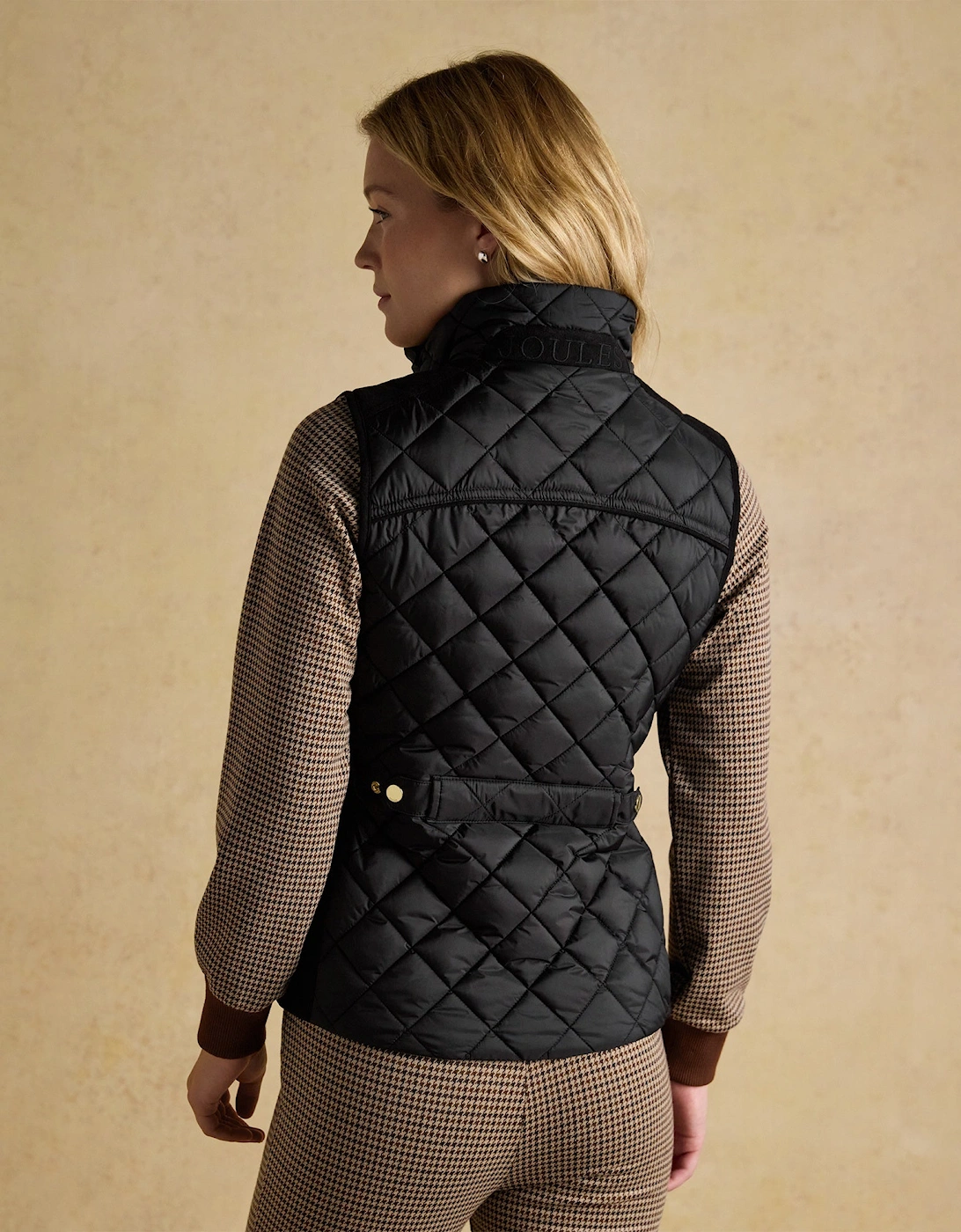 BRAEMAR LUXE Womens Quilted Gilet Black