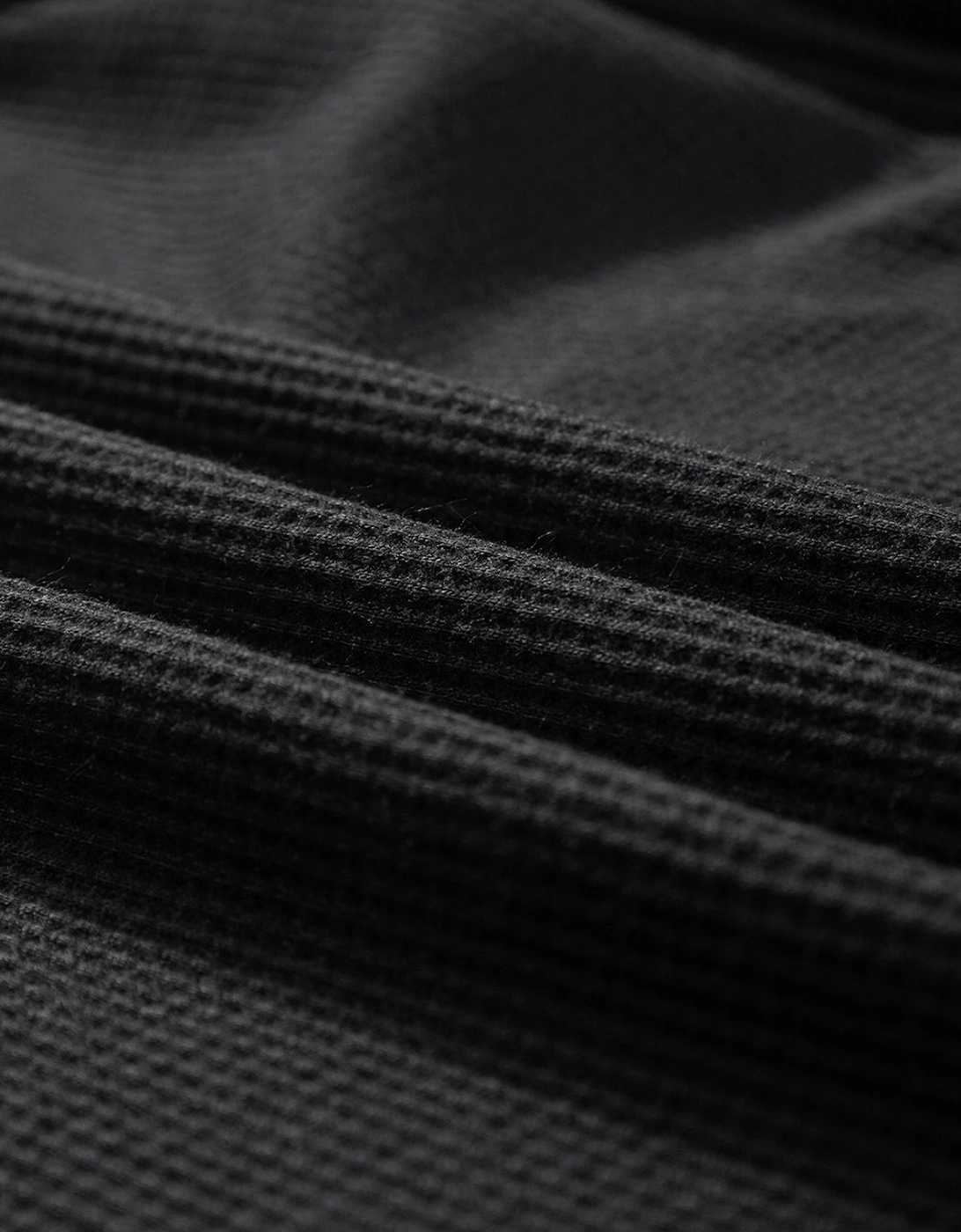 Black Lace Long Sleeve Textured Pullover