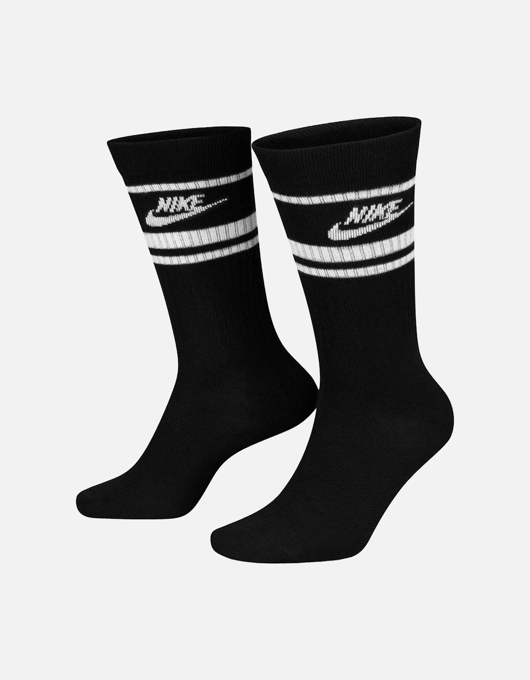 Unisex Adult Sportswear Essential Everyday Crew Socks (Pack of 3), 2 of 1