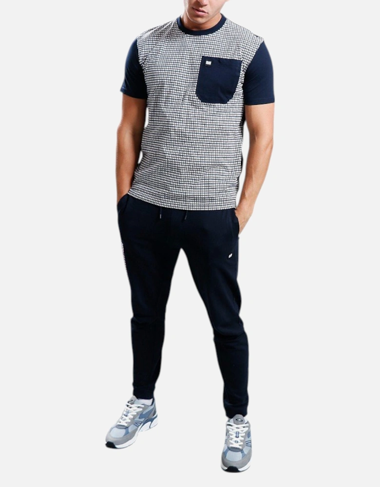 Mens T Shirt House Check Crew Neck Short Sleeve Pullover New