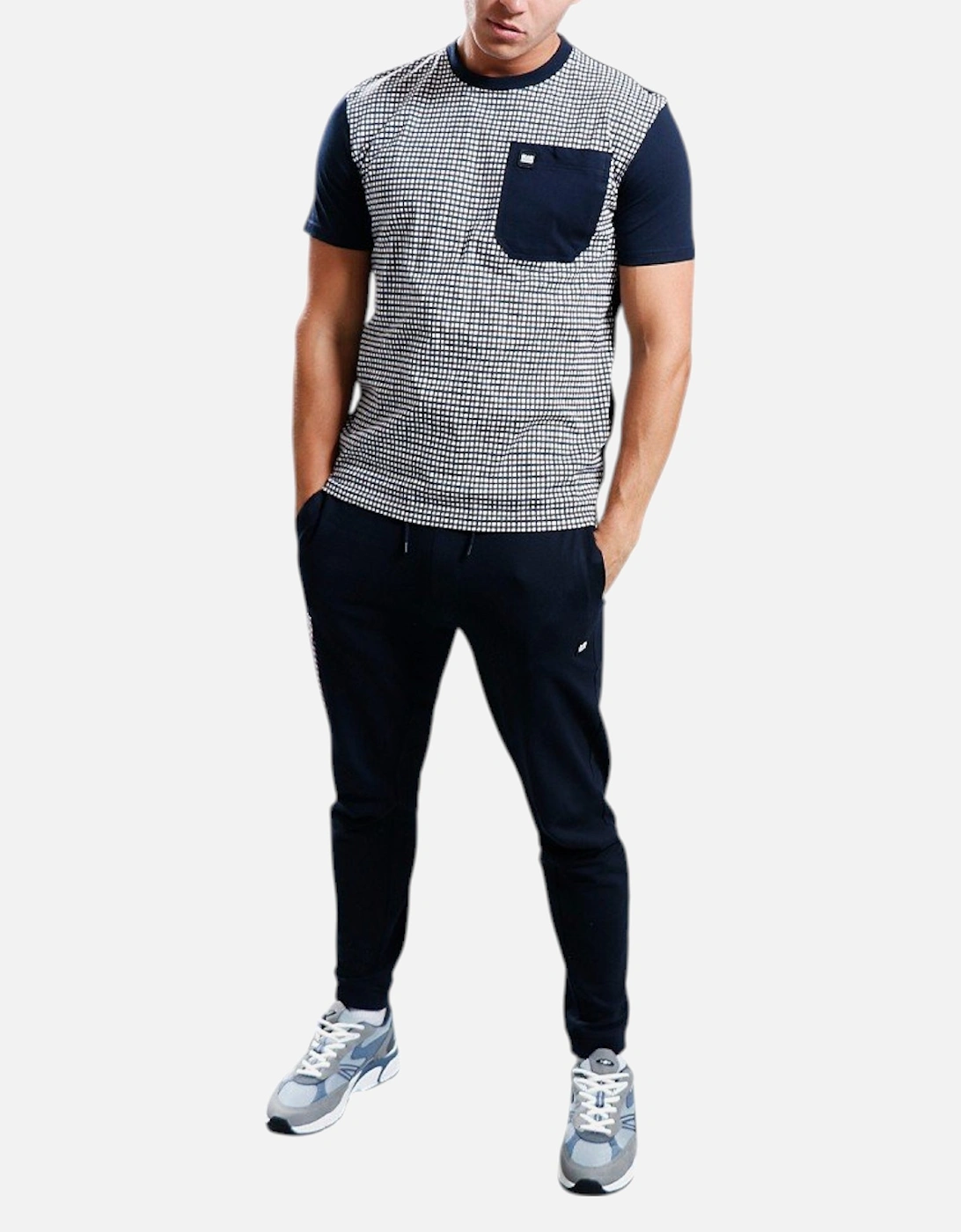 Mens T Shirt House Check Crew Neck Short Sleeve Pullover New