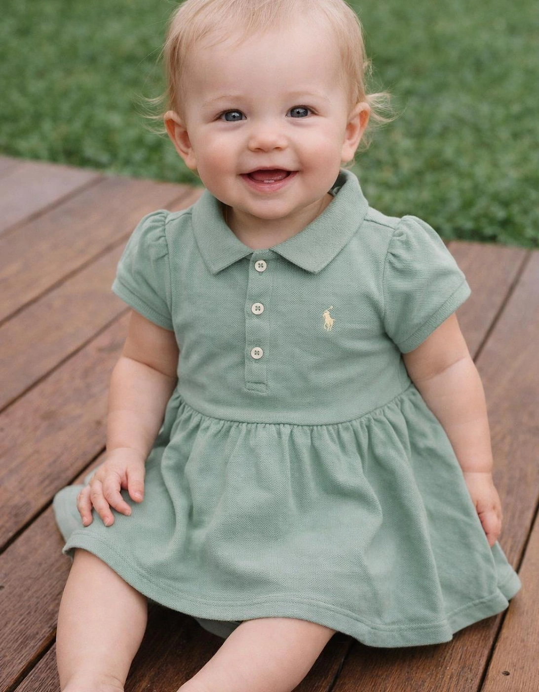 BABY/TODDLER GIRL GREEN DRESS 34961501, 2 of 1