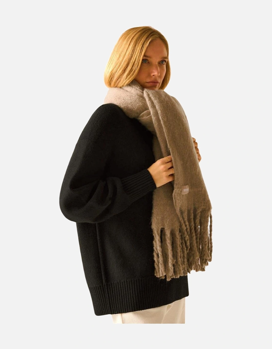 Womens Aleena Shawl Scarf, 2 of 1