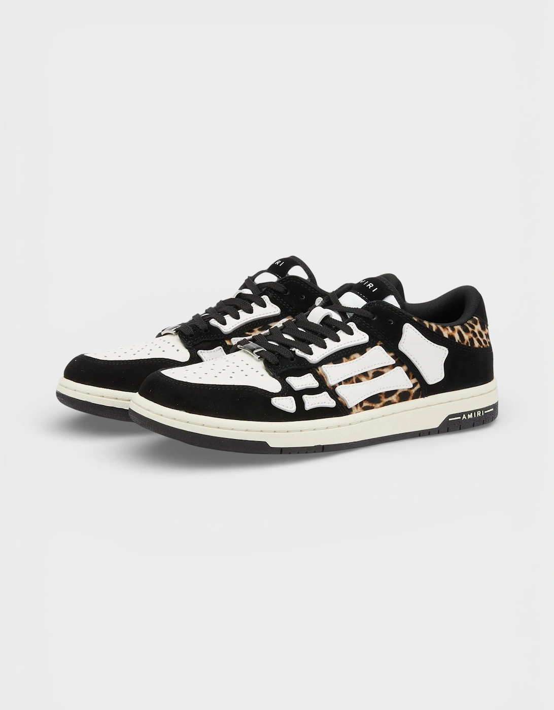 Skel Low Leopard Print Black