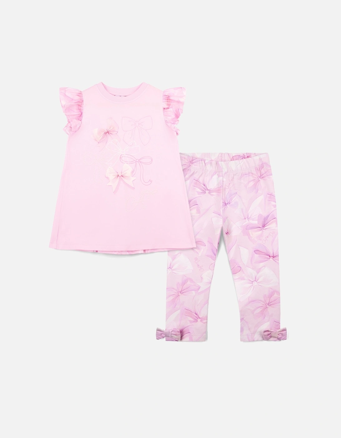 RIA BOW PRINT LEGGING SET  S261509, 6 of 5