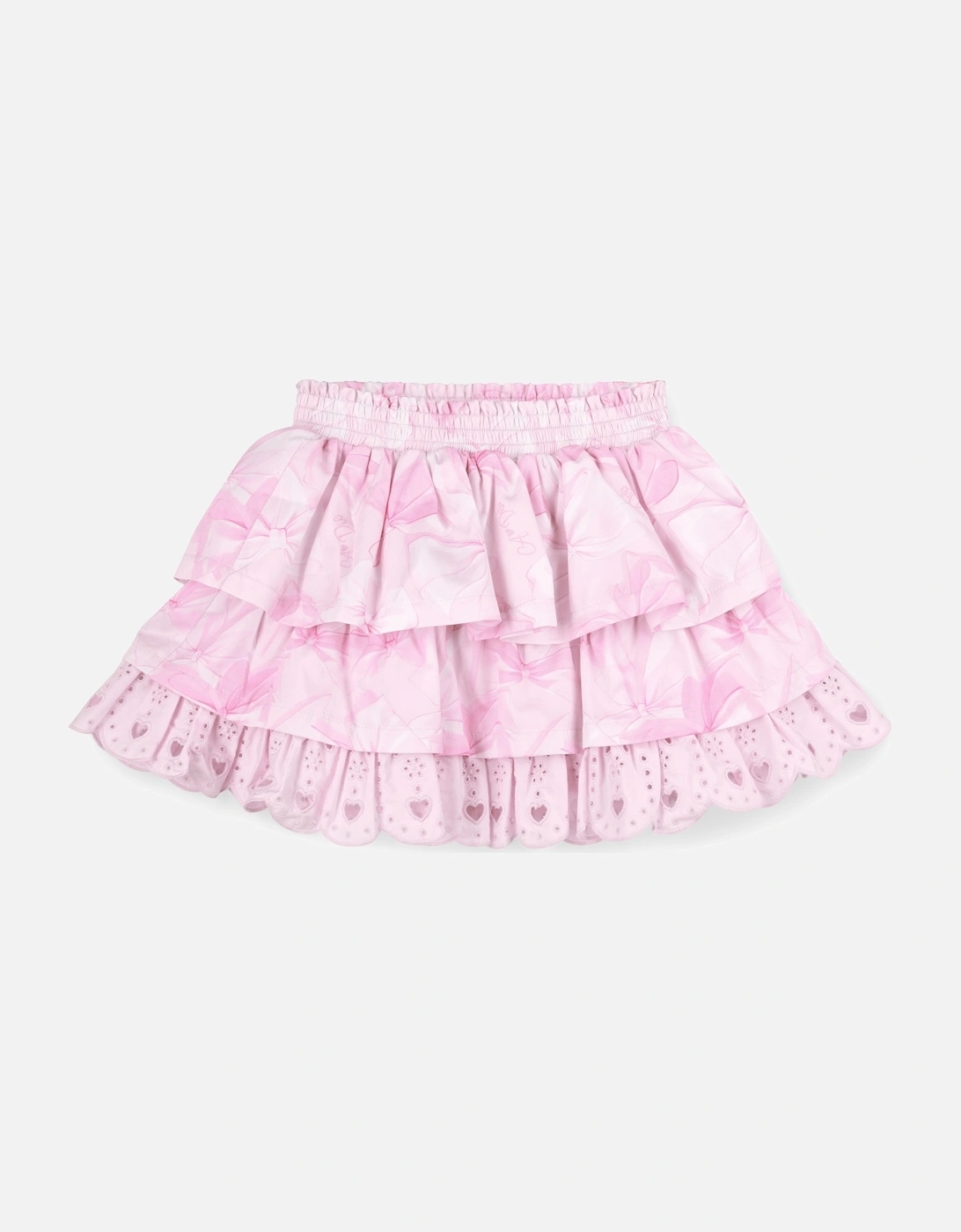 RIRI BOW PRINT SKIRT SET S261501