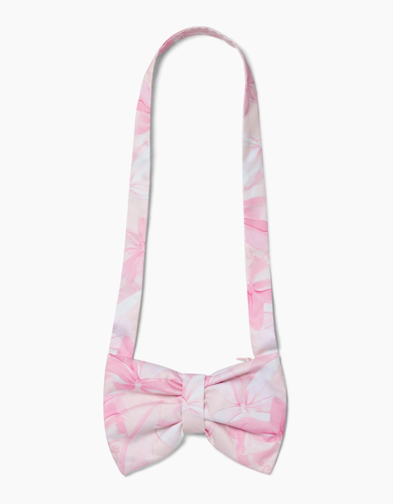 RYLEE PINK BOW PRINT HANDBAG S261910