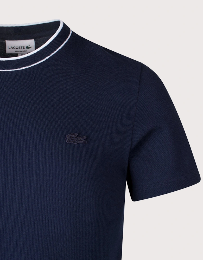 Striped Collar T-Shirt