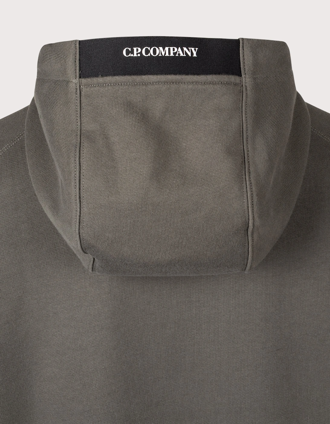 Diagonal Raised Fleece Lens Hoodie