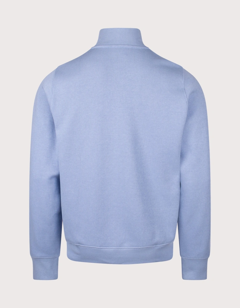 Croc Logo Quarter Zip Knit Jumper
