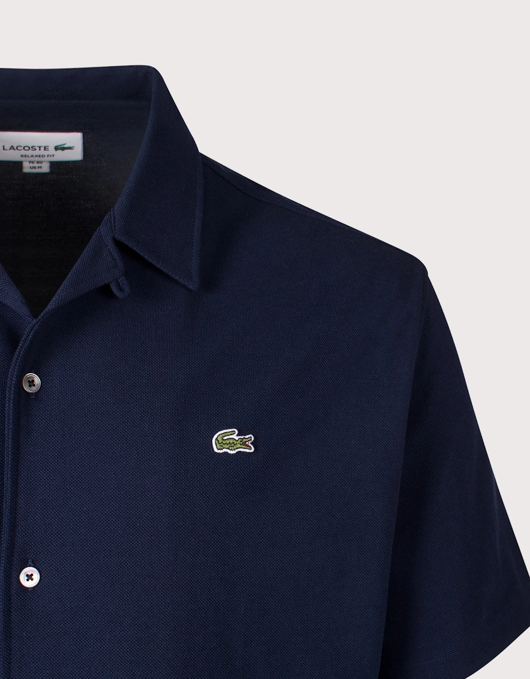 Short Sleeve Casual Piqué Shirt