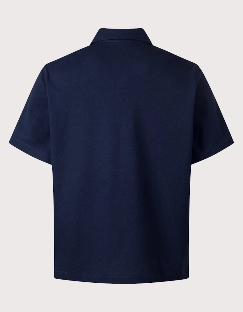 Short Sleeve Casual Piqué Shirt