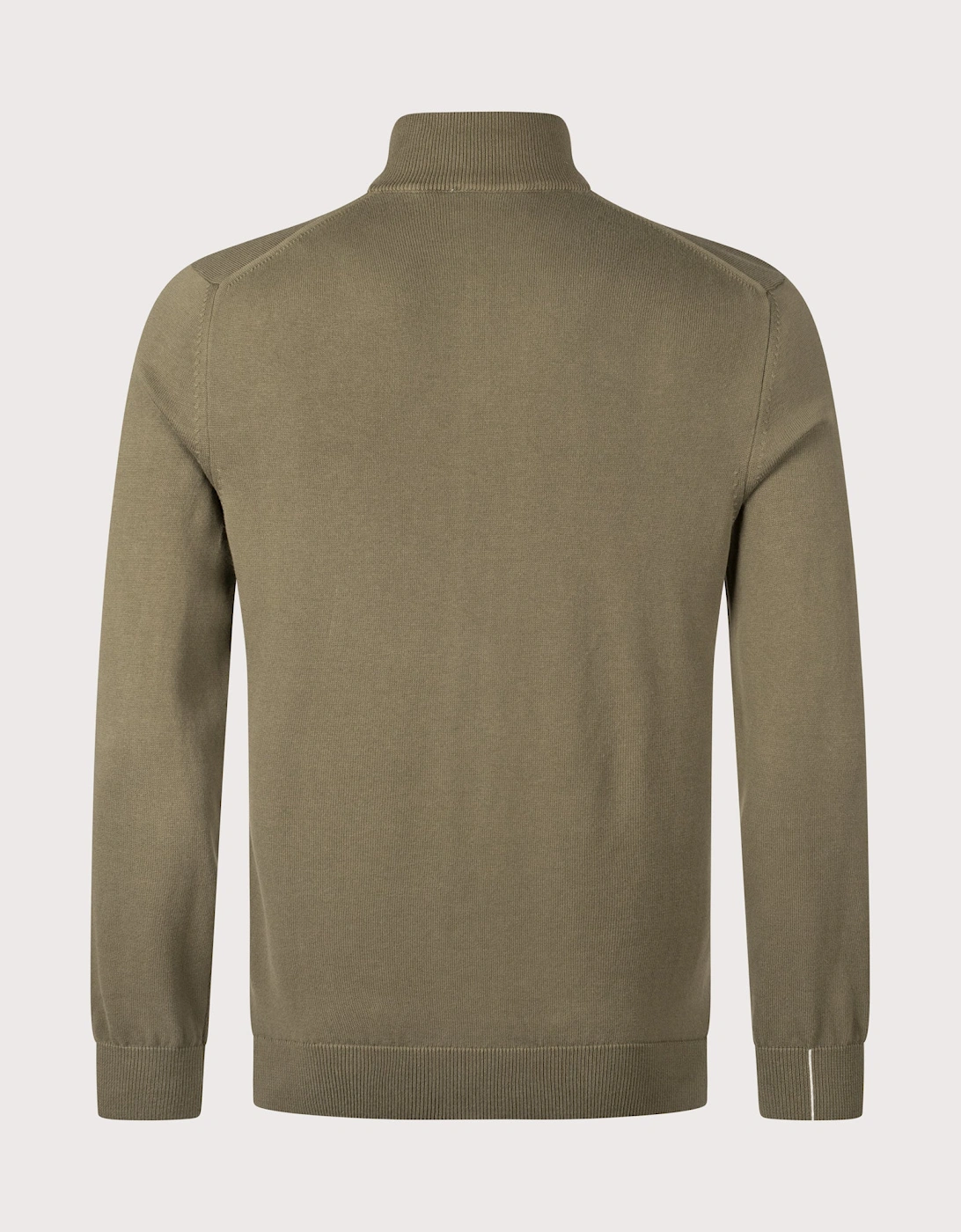 Zipped High Neck Sweatshirt