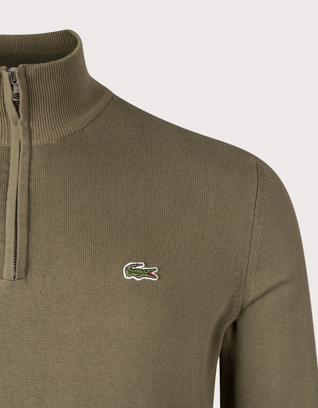 Zipped High Neck Sweatshirt