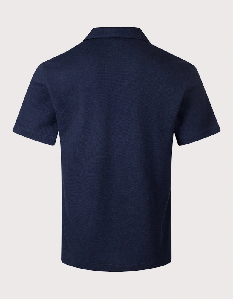 Cotton-Linen Polo Shirt