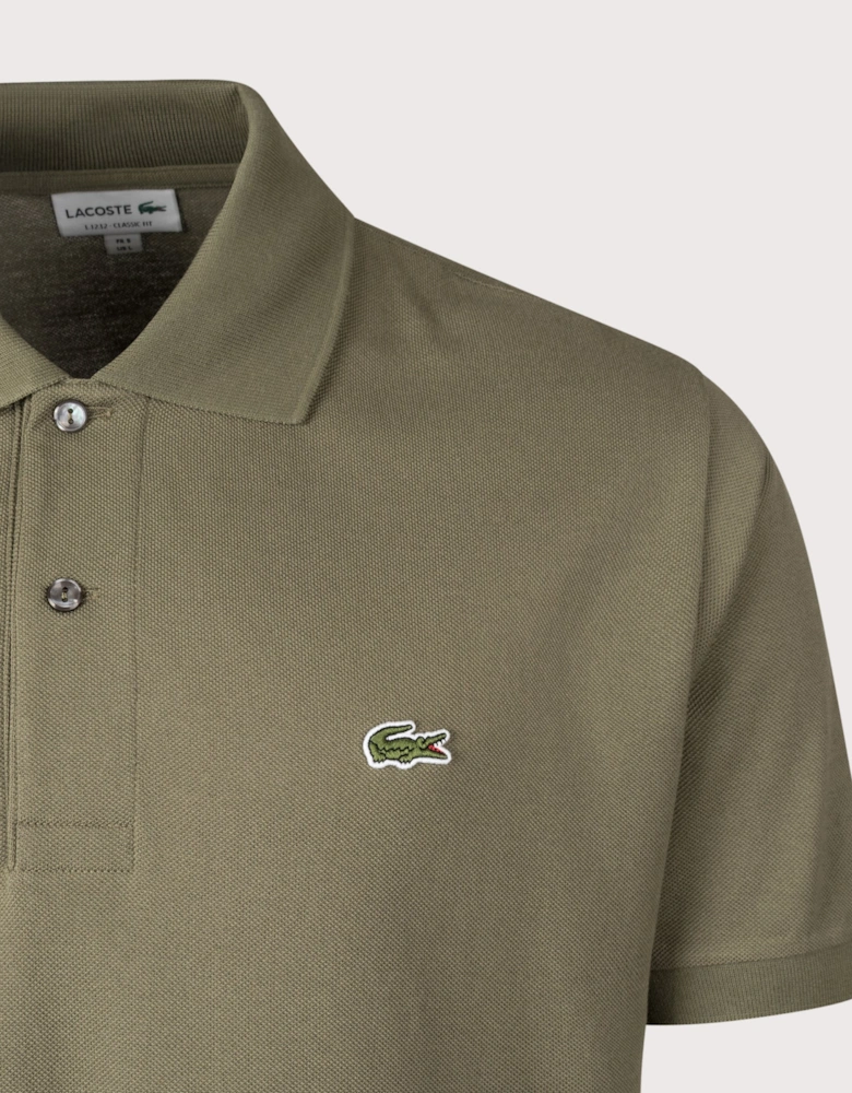 Classic Fit L1212 Croc Logo Polo Shirt