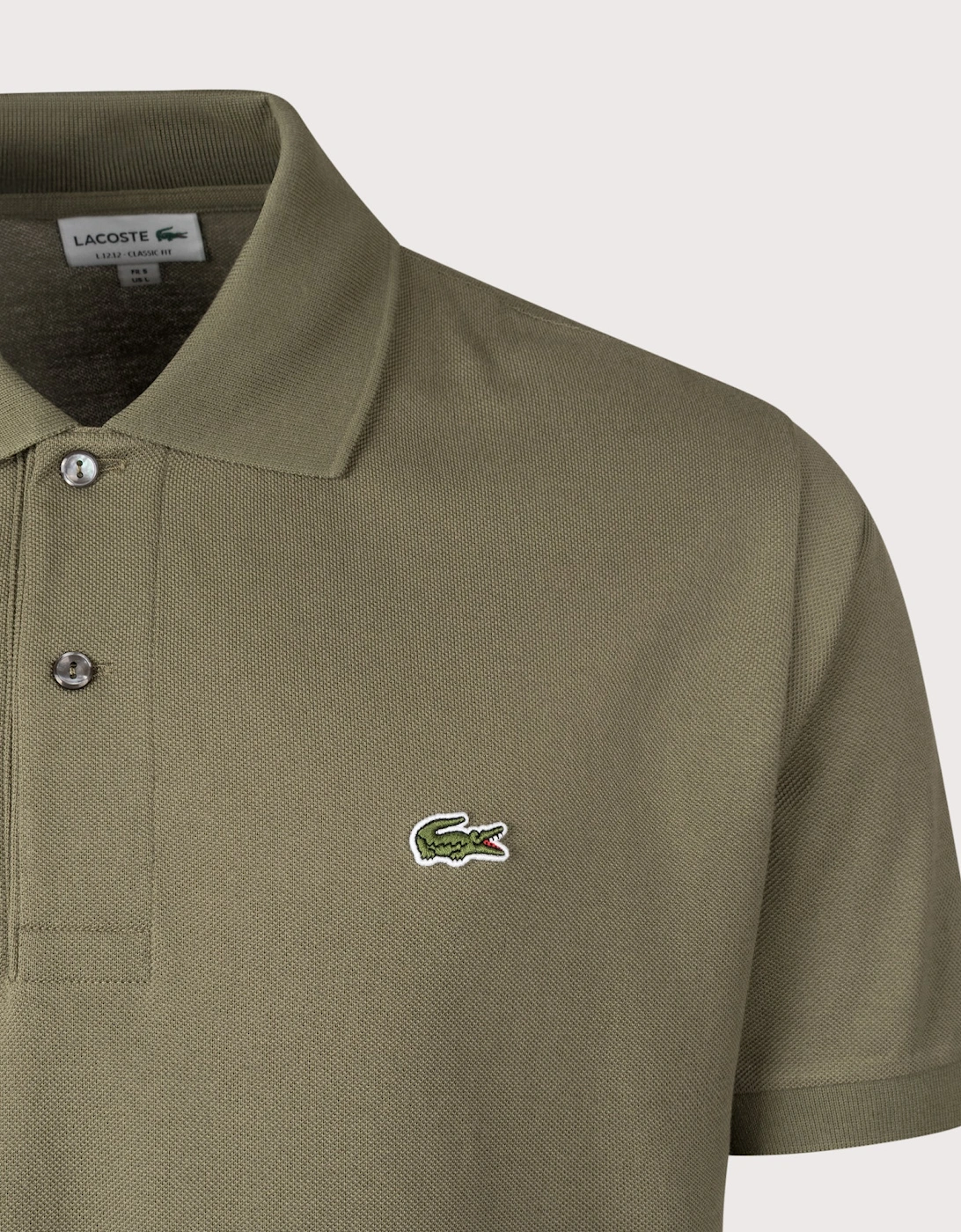 Classic Fit L1212 Croc Logo Polo Shirt